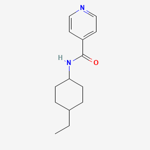 molecular formula C14H20N2O B5154634 N-(4-ethylcyclohexyl)isonicotinamide 