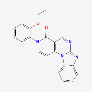 molecular formula C21H16N4O2 B5154728 3-(2-ethoxyphenyl)pyrido[3',4':5,6]pyrimido[1,2-a]benzimidazol-4(3H)-one 