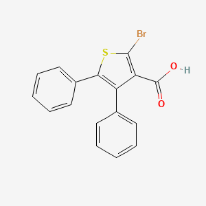 molecular formula C17H11BrO2S B5154789 2-bromo-4,5-diphenyl-3-thiophenecarboxylic acid 