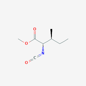 molecular formula C8H13NO3 B051549 (2S,3S)-2-异氰酸酯-3-甲基戊酸甲酯 CAS No. 120219-17-2