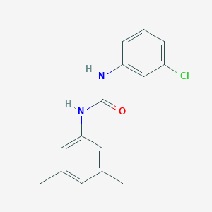 molecular formula C15H15ClN2O B515491 N-(3-chlorophenyl)-N'-(3,5-dimethylphenyl)urea CAS No. 443640-13-9