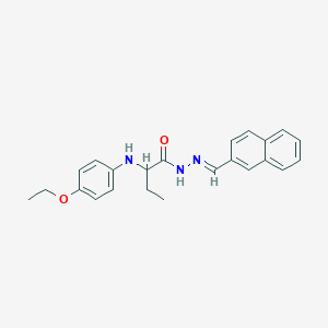 2-(4-ethoxyanilino)-N'-(2-naphthylmethylene)butanohydrazide