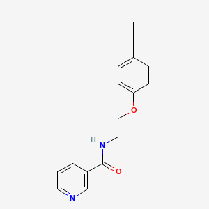 molecular formula C18H22N2O2 B5155018 N-[2-(4-tert-butylphenoxy)ethyl]nicotinamide 