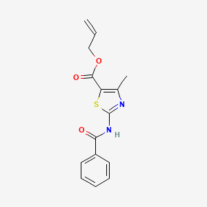 molecular formula C15H14N2O3S B5155112 allyl 2-(benzoylamino)-4-methyl-1,3-thiazole-5-carboxylate 