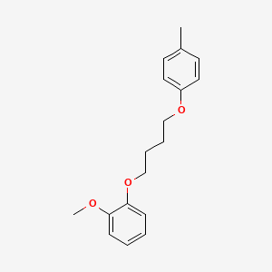 molecular formula C18H22O3 B5155171 1-methoxy-2-[4-(4-methylphenoxy)butoxy]benzene 