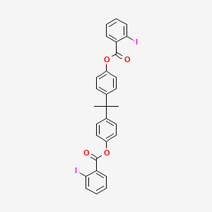 molecular formula C29H22I2O4 B5155450 2,2-propanediyldi-4,1-phenylene bis(2-iodobenzoate) 