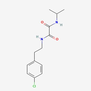 molecular formula C13H17ClN2O2 B5155470 N-[2-(4-chlorophenyl)ethyl]-N'-isopropylethanediamide 