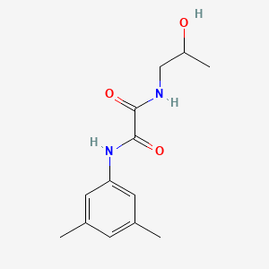 molecular formula C13H18N2O3 B5155575 N-(3,5-dimethylphenyl)-N'-(2-hydroxypropyl)ethanediamide 