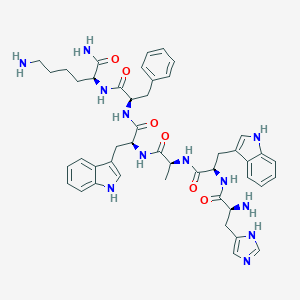molecular formula C46H56N12O6 B515588 ghrp 6 CAS No. 87616-84-0