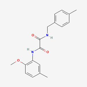 molecular formula C18H20N2O3 B5156074 N-(2-methoxy-5-methylphenyl)-N'-(4-methylbenzyl)ethanediamide 
