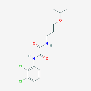 molecular formula C14H18Cl2N2O3 B5156222 N-(2,3-dichlorophenyl)-N'-(3-isopropoxypropyl)ethanediamide 