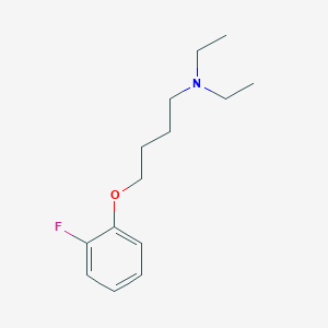 molecular formula C14H22FNO B5156379 N,N-diethyl-4-(2-fluorophenoxy)-1-butanamine 