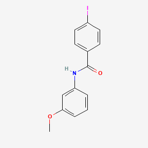 molecular formula C14H12INO2 B5156782 4-iodo-N-(3-methoxyphenyl)benzamide 
