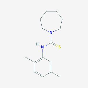 molecular formula C15H22N2S B5156803 N-(2,5-dimethylphenyl)-1-azepanecarbothioamide 