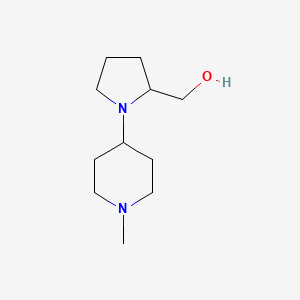 molecular formula C11H22N2O B5156819 [1-(1-methyl-4-piperidinyl)-2-pyrrolidinyl]methanol 