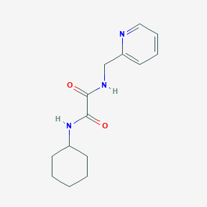 molecular formula C14H19N3O2 B5156984 N-cyclohexyl-N'-(2-pyridinylmethyl)ethanediamide 