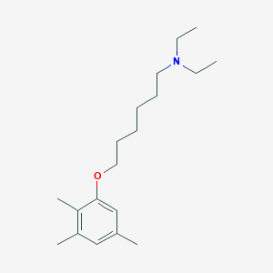 molecular formula C19H33NO B5157100 N,N-diethyl-6-(2,3,5-trimethylphenoxy)-1-hexanamine 