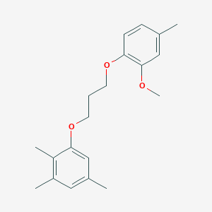 molecular formula C20H26O3 B5157177 1-[3-(2-methoxy-4-methylphenoxy)propoxy]-2,3,5-trimethylbenzene 