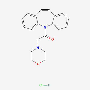 molecular formula C20H21ClN2O2 B5157400 5-(4-morpholinylacetyl)-5H-dibenzo[b,f]azepine hydrochloride 