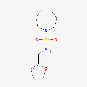 N-(2-furylmethyl)-1-azepanesulfonamide