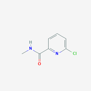 molecular formula C7H7ClN2O B051575 6-氯-N-甲基吡啶-2-甲酰胺 CAS No. 845306-04-9