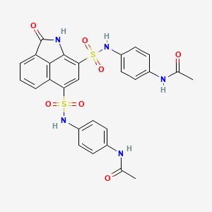 N,N'-[(2-oxo-1,2-dihydrobenzo[cd]indole-6,8-diyl)bis(sulfonylimino-4,1-phenylene)]diacetamide