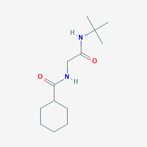 molecular formula C13H24N2O2 B5157614 N-[2-(tert-butylamino)-2-oxoethyl]cyclohexanecarboxamide 