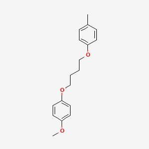 molecular formula C18H22O3 B5157838 1-methoxy-4-[4-(4-methylphenoxy)butoxy]benzene 