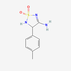 molecular formula C9H11N3O2S B5157911 4-(4-methylphenyl)-1,2,5-thiadiazolidin-3-imine 1,1-dioxide CAS No. 141542-11-2