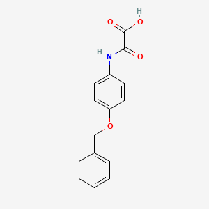 molecular formula C15H13NO4 B5157976 {[4-(benzyloxy)phenyl]amino}(oxo)acetic acid 
