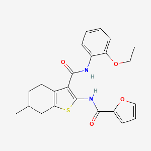N-(3-{[(2-ethoxyphenyl)amino]carbonyl}-6-methyl-4,5,6,7-tetrahydro-1-benzothien-2-yl)-2-furamide