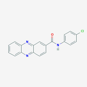 molecular formula C19H12ClN3O B5158093 N-(4-chlorophenyl)-2-phenazinecarboxamide 