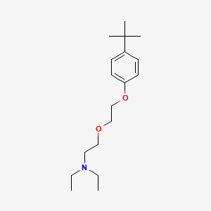 molecular formula C18H31NO2 B5158100 2-[2-(4-tert-butylphenoxy)ethoxy]-N,N-diethylethanamine 