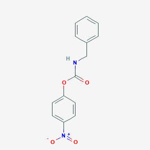molecular formula C14H12N2O4 B051582 4-Nitro-phenyl-N-benzylcarbamate CAS No. 124068-97-9