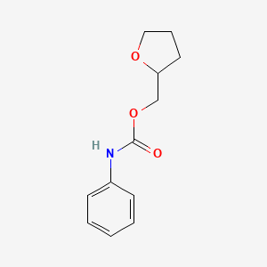 molecular formula C12H15NO3 B5158244 tetrahydro-2-furanylmethyl phenylcarbamate CAS No. 7505-02-4