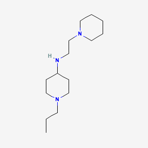 N-[2-(1-piperidinyl)ethyl]-1-propyl-4-piperidinamine
