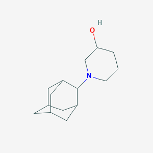 molecular formula C15H25NO B5158369 1-(2-adamantyl)-3-piperidinol 