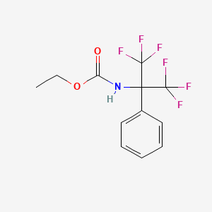 ethyl [2,2,2-trifluoro-1-phenyl-1-(trifluoromethyl)ethyl]carbamate