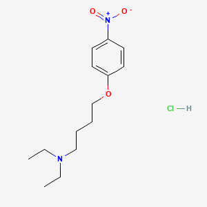 molecular formula C14H23ClN2O3 B5158431 N,N-diethyl-4-(4-nitrophenoxy)-1-butanamine hydrochloride 