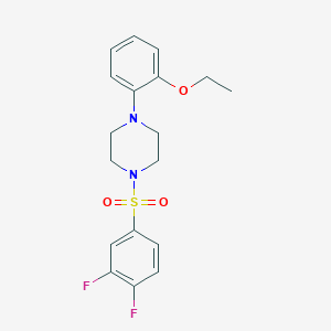 1-[(3,4-difluorophenyl)sulfonyl]-4-(2-ethoxyphenyl)piperazine