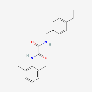 molecular formula C19H22N2O2 B5158447 N-(2,6-dimethylphenyl)-N'-(4-ethylbenzyl)ethanediamide 