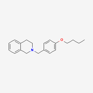 molecular formula C20H25NO B5158581 2-(4-butoxybenzyl)-1,2,3,4-tetrahydroisoquinoline 