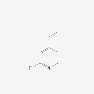 molecular formula C7H8FN B051586 4-乙基-2-氟吡啶 CAS No. 111887-68-4