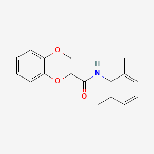 molecular formula C17H17NO3 B5158632 N-(2,6-dimethylphenyl)-2,3-dihydro-1,4-benzodioxine-2-carboxamide 