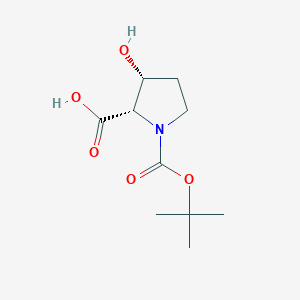 molecular formula C10H17NO5 B051588 Boc-顺式-3-羟基-l-脯氨酸 CAS No. 186132-96-7