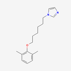 molecular formula C17H24N2O B5158804 1-[6-(2,6-dimethylphenoxy)hexyl]-1H-imidazole 