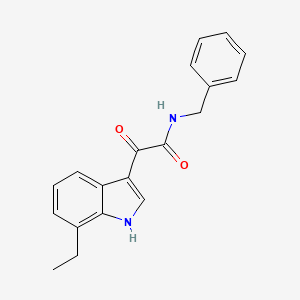 molecular formula C19H18N2O2 B5158893 N-benzyl-2-(7-ethyl-1H-indol-3-yl)-2-oxoacetamide 