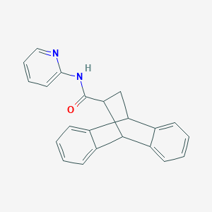molecular formula C22H18N2O B5159014 N-2-pyridinyltetracyclo[6.6.2.0~2,7~.0~9,14~]hexadeca-2,4,6,9,11,13-hexaene-15-carboxamide 