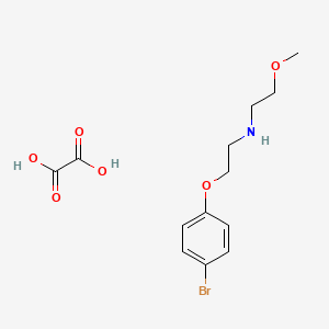 molecular formula C13H18BrNO6 B5159109 [2-(4-bromophenoxy)ethyl](2-methoxyethyl)amine oxalate 