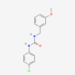 molecular formula C15H15ClN2O2 B5159179 N-(4-chlorophenyl)-N'-(3-methoxybenzyl)urea 